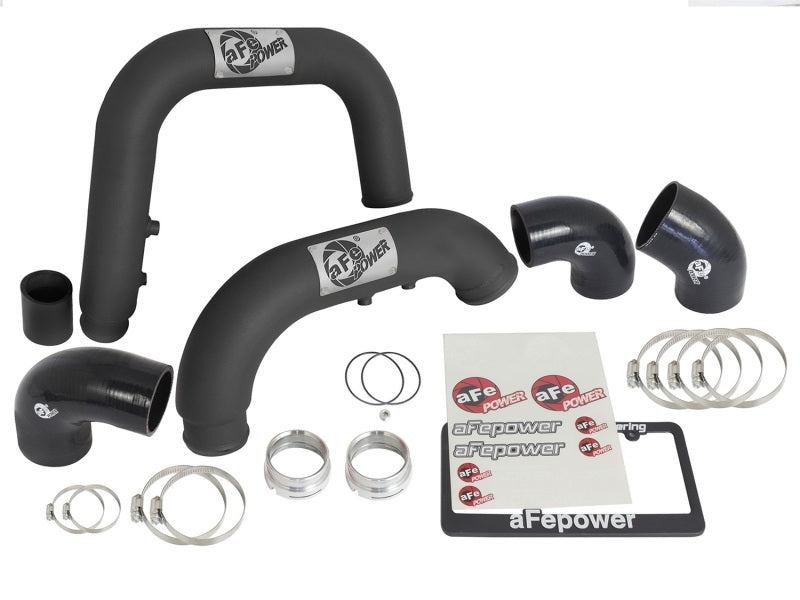 aFe BladeRunner Black Intercooler Tubes Combo for 2016-2018 GM Colorado and Canyon with 2.8L Diesel Engine (Part #46-20264-B)