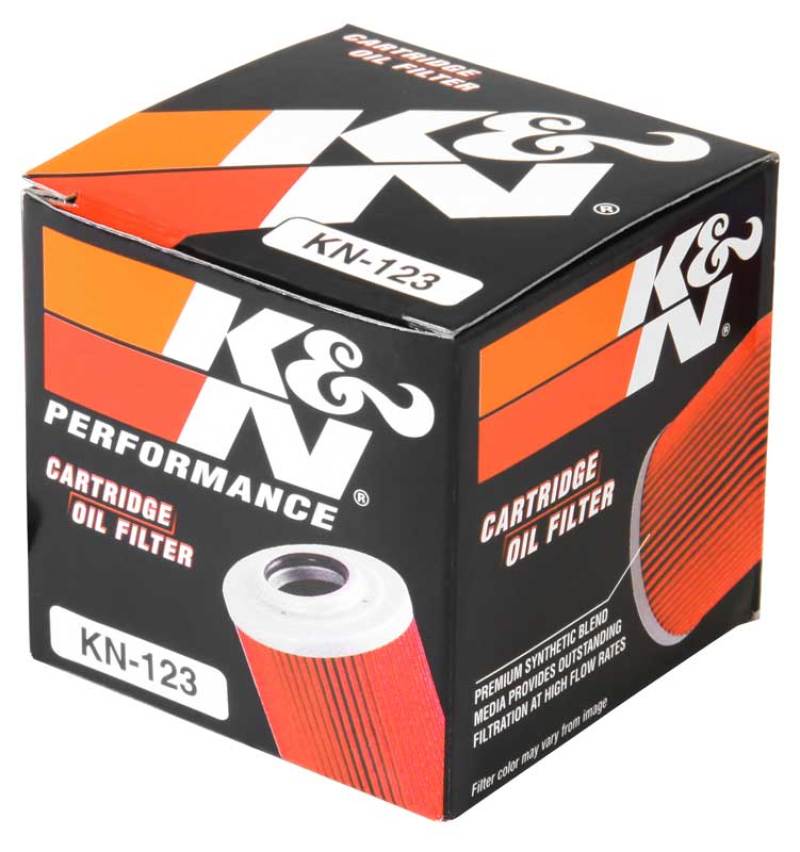 K&N Engineering Kawasaki 2.156-inch OD x 2.219-inch H Powersports Cartridge Oil Filter – Part Number KN-123