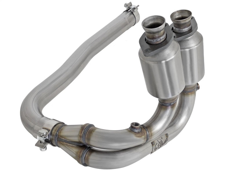 aFe Power Direct Fit Stainless Steel Front Catalytic Converter for Jeep Wrangler (TJ) 04-06, I6 4.0L