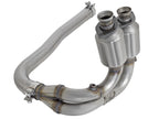 aFe Power Direct Fit Stainless Steel Front Catalytic Converter for Jeep Wrangler (TJ) 04-06, I6 4.0L