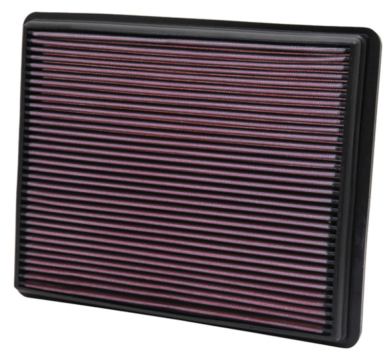 K&N Engineering 33-2129 High-Flow Reusable Air Filter for Chevy Avalanche, Suburban, and Jeep