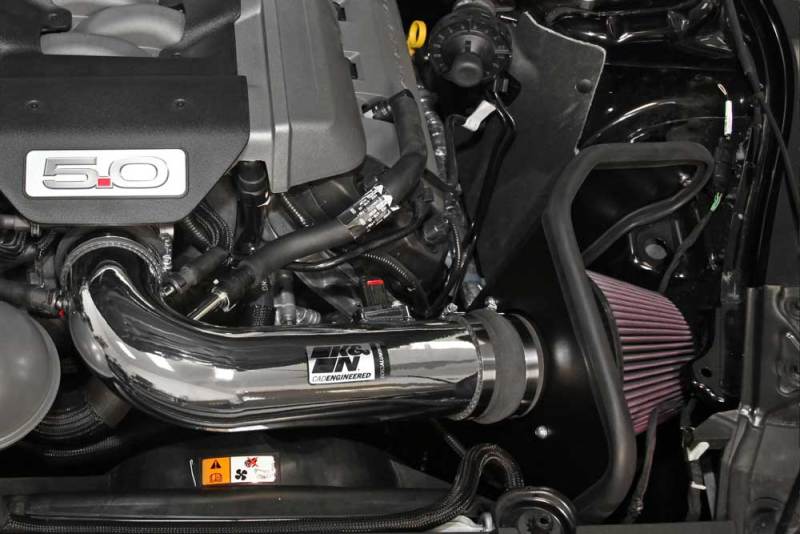 K&N Engineering 69-3535TP Cold Air Intake System for Ford Mustang 2015-2017 GT 5.0L V8