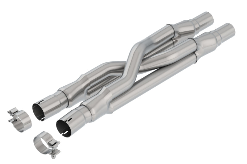 Borla SwitchFire X-Pipe Assembly for 2015-2023 Ford Mustang GT 5.0L V8 – Resonator Delete with Improved Sound and Performance