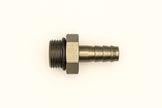 DeatschWerks 8AN ORB Male to 3/8 Inch Male Triple Barb Fitting with O-Ring – Anodized Titanium