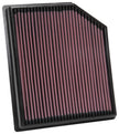 K&N Engineering High-Flow Replaceable Air Filter for 2018-2024 Jeep Grand Cherokee & Dodge Durango V8-6.2L