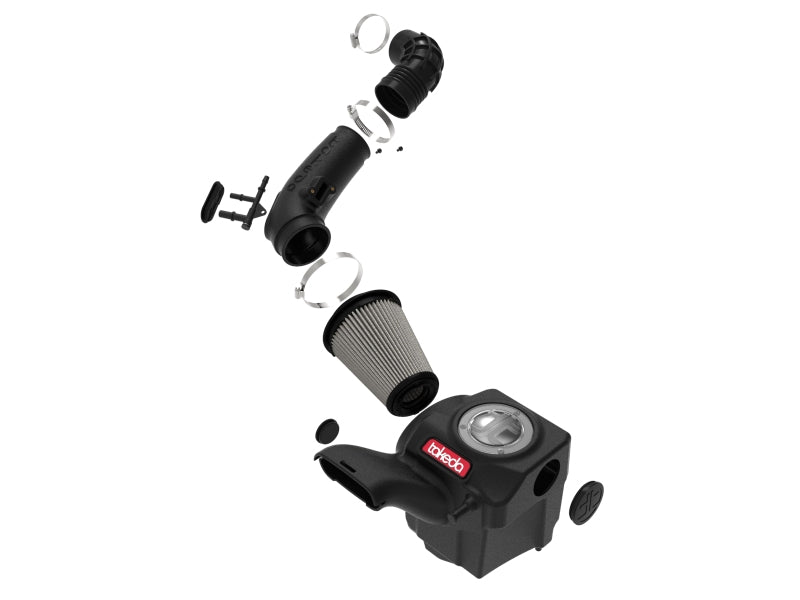 aFe POWER Momentum GT Pro Dry S Cold Air Intake System for Ford Fiesta ST 2016-2019 with Pro DRY S Filter