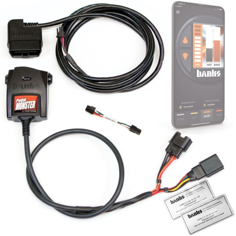 Banks Power PedalMonster Torque Response Controller for 2007-2019 Ram 2500/3500 and 2011-2020 Ford F-Series 6.7L