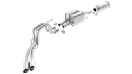 Borla Touring Cat-Back Exhaust System for 2010-2014 Ford F-150 Raptor 6.2L V8 2/4WD