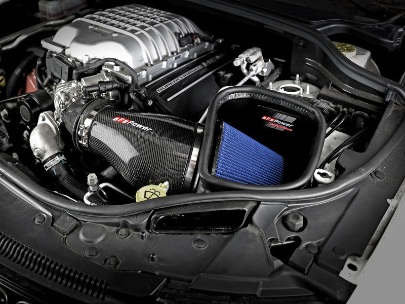 aFe Track Series Carbon Fiber Pro 5R Air Intake System for 2018 Jeep Grand Cherokee Trackhawk (V8-6.2L Supercharged)