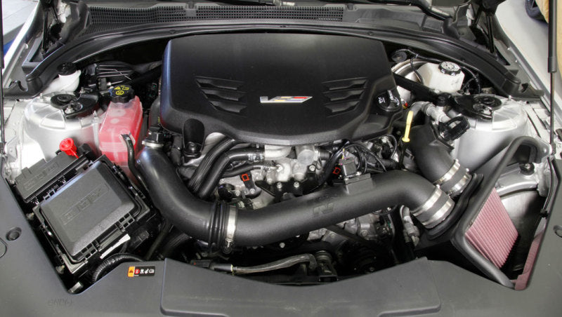 K&N Engineering 57-3093 Cold Air Intake Kit for 2016-2017 Cadillac ATS-V 3.6L V6 Twin Turbo