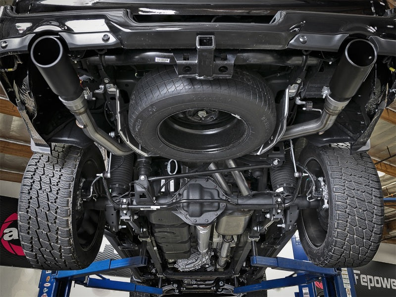 aFe MACH Force-Xp 3-inch Stainless Steel Cat-Back Exhaust System for 2019-2020 Ram 1500 V8-5.7L with Black Tips