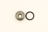 DeatschWerks 6AN ORB Male Plug Low Profile Internal Allen/Hex with O-Ring - Titanium Finish