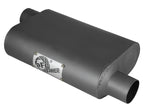aFe Scorpion Replacement Aluminum Steel Muffler 2-1/2 Inch In/Out Offset/Offset