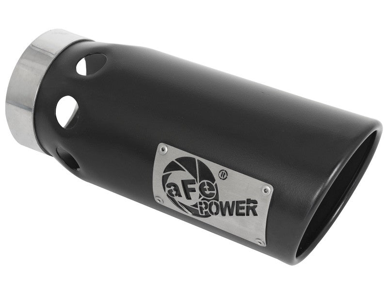 aFe Large Bore HD 3-Inch Stainless Steel DPF-Back Exhaust System with Black Tip for 2014-2018 Ram 1500 EcoDiesel V6-3.0L