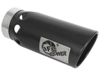aFe Large Bore HD 3-Inch Stainless Steel DPF-Back Exhaust System with Black Tip for 2014-2018 Ram 1500 EcoDiesel V6-3.0L