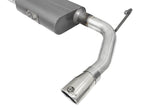 aFe Scorpion 2-1/2 Inch Aluminized Steel Axle-Back Exhaust System with Polished Tip for Jeep Wrangler (2007-2018) V6-3.6L/3.8L
