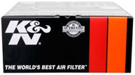 K&N Engineering Round Air Filter Assembly Part 60-1430 – 12 Inch ID, Chrome Stainless Steel