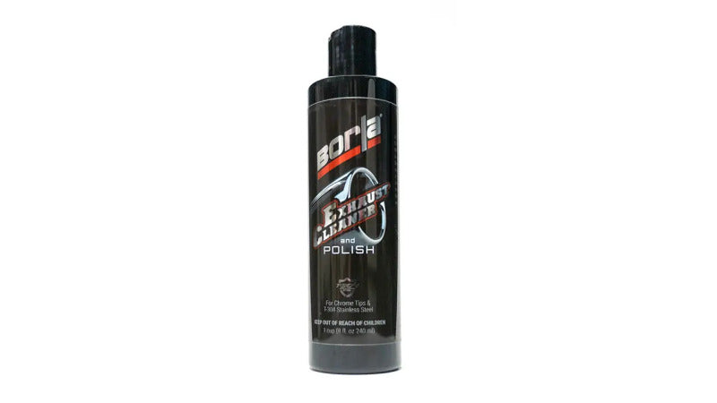 Borla Exhaust Cleaner & Polish - 8 oz Stainless Steel and Chrome Surface Restorer