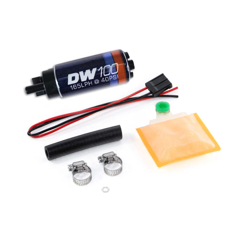 DeatschWerks 165 LPH In-Tank Fuel Pump with Universal Install Kit - Part No. 9-101-1000