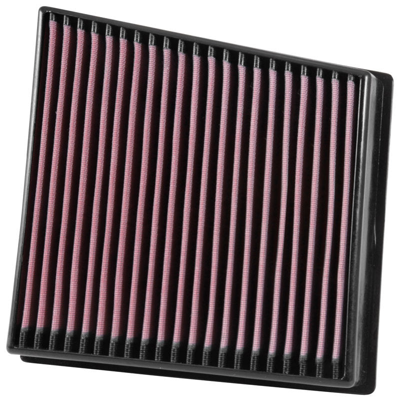 K&N Engineering 33-5065 High-Flow Reusable Air Filter for Chevrolet Silverado 2500HD and GMC Sierra 2500HD/3500HD (2017)