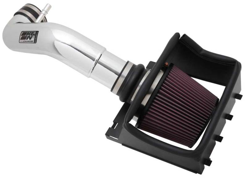 K&N Engineering 77-2581KP Cold Air Intake System for Ford F-150 5.0L V8 - High Flow Performance Kit