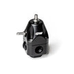 DeatschWerks DWR1000c Adjustable Fuel Pressure Regulator with Dual 6AN Inlet and Outlet - Black