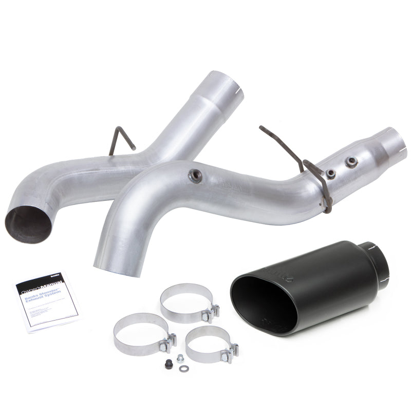 Banks Power 20-21 Chevy/GMC 2500/3500 6.6L Monster Exhaust System with Cerakote Black Tip