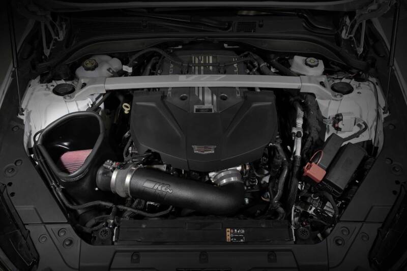 K&N Engineering 63-3121 Performance Cold Air Intake System for Cadillac CT5 6.2L V8