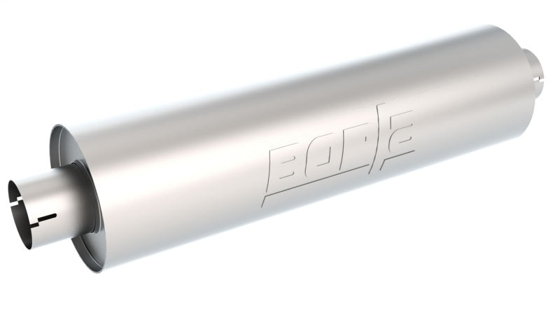 Borla 3-Inch In/Out Turbo XL Muffler - 6.75-Inch Diameter x 24-Inch Length for Truck Applications
