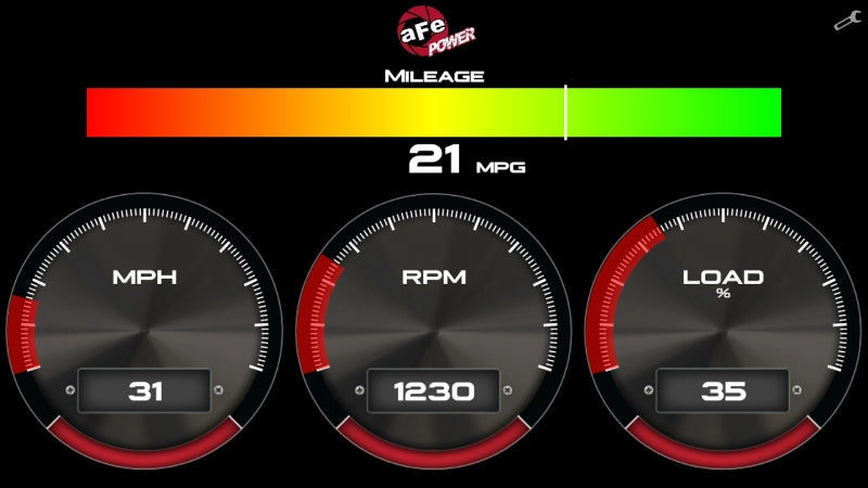 aFe AGD Advanced Digital Gauge Display Monitor for Dodge, RAM, Ford, and GM Diesel Trucks 2008-2023 Part #77-91001