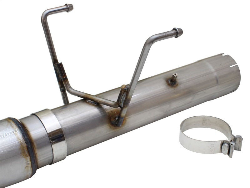 aFe MACHForce XP Large Bore 5-Inch DPF-Back Exhaust System with Black Tip for Dodge RAM 2500/3500 (2013-2015) 6.7L Diesel