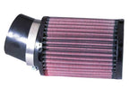 K&N Engineering RU-1760 Universal Rubber Round Straight Air Filter with 20-Degree Angled Flange