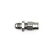 DeatschWerks 6AN Male Flare to 3/8 Inch Hardline Compression Adapter - Anodized Matte Black