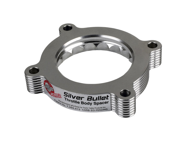 aFe Silver Bullet Throttle Body Spacer for Ford F-150 and Mustang V6 3.7L (Part #46-33016)