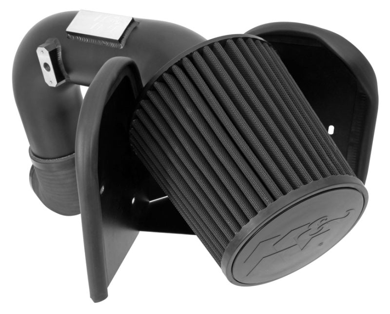 K&N Engineering 71-1532 Black Performance Cold Air Intake Kit for Dodge Ram 2500 and 3500 (2006-2007 5.9L Diesel)
