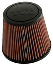 K&N Engineering Universal Rubber Round Air Filter - 4.875-inch Flange ID, 9-inch Base OD, 6.625-inch Top OD, 7.938-inch Height, Part Number RU-5172