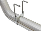 aFe ATLAS 5-Inch DPF-Back Aluminized Steel Exhaust System with Black Tip for 2017 Ford F-250/F-350 6.7L Diesel