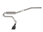 aFe Rebel Series 2.5-inch Stainless Steel Cat-Back Exhaust with Black Tip for Ford Maverick 2022-2025