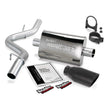 Banks Power 97-99 Jeep Wrangler 2.5/4.0L Monster Exhaust System with Ceramic Black Tip