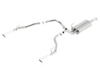Borla Cat-Back Touring Exhaust System for 2009-2014 Dodge Ram 1500 5.7L V8, Through Bumper Exit, Single Split Rear Exit