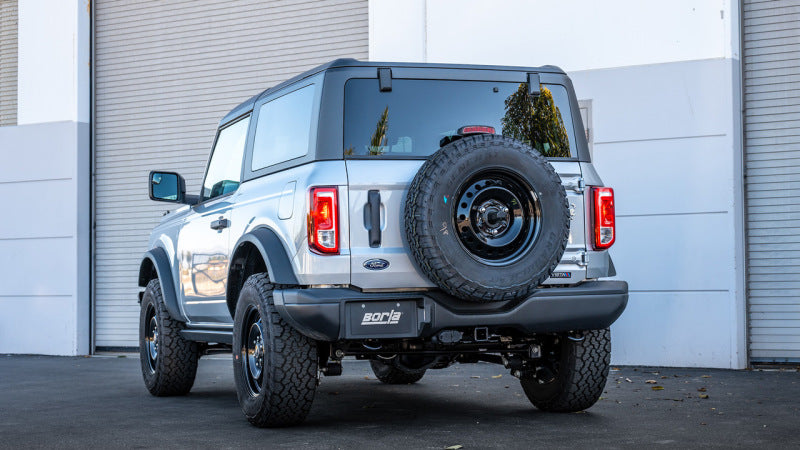 Borla 21-22 Ford Bronco 2.7L T-304 Stainless Steel S-Type Cat-Back Exhaust System