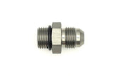 DeatschWerks 6AN ORB Male to 6AN Male Flare Adapter with O-Ring - Anodized Titanium