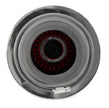 K&N Engineering Universal Air Filter Chrome Round Tapered - 4 Inch Flange ID, 1.125 Inch Flange Length, 9.5 Inch Height