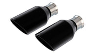 Borla 60718BC Black Chrome 5-inch Round Angle-Cut Exhaust Tips for 2021-2026 Ram 1500 TRX and RHO