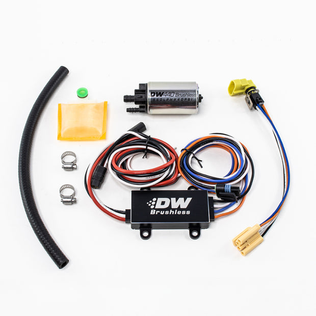 DeatschWerks DW440 440 lph Brushless Fuel Pump with Dual Speed Controller for Automotive Applications