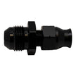 DeatschWerks 8AN Male Flare to 5/16 Inch Hardline Compression Adapter - Anodized Matte Black