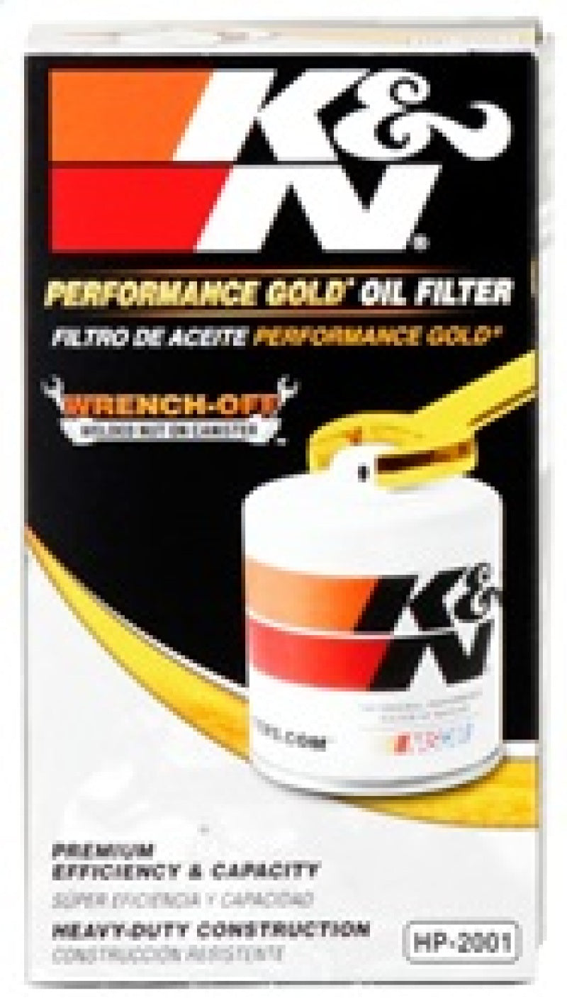 K&N Engineering HP-2001 Premium Oil Filter for Automotive Engines