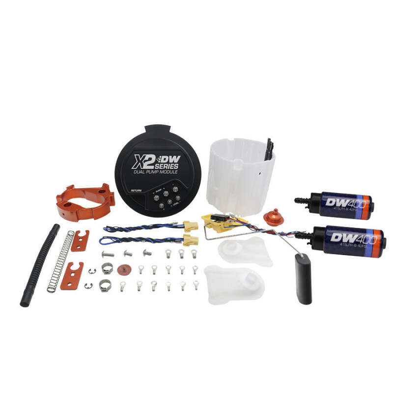 DeatschWerks X2 Series Fuel Pump Module with Dual DW400 Pumps for Dodge Challenger and Charger (2006-2019)