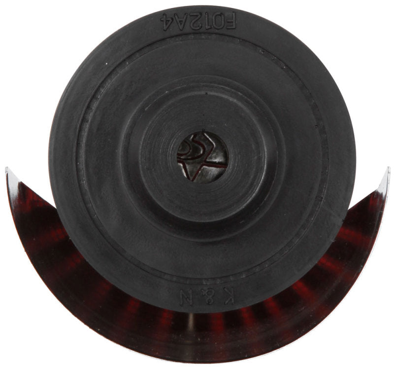 K&N Engineering 62-1516 Chrome Top Crankcase Vent Filter with Deflector Shield and 1-1/4 Inch Flange