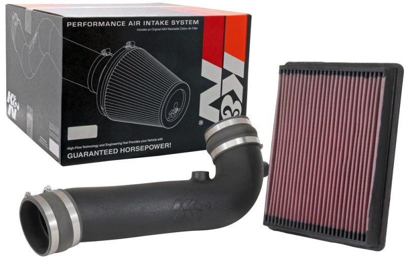 K&N Engineering 57-3098 Performance Air Intake System for Chevrolet, GMC, Cadillac Vehicles